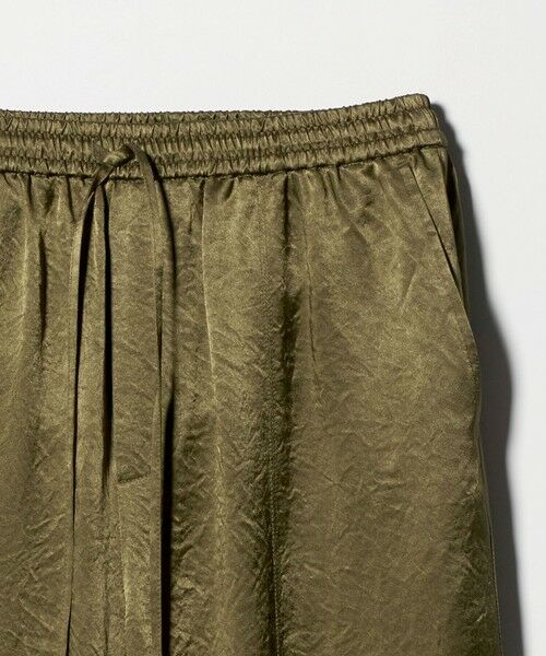 BEAUTY&YOUTH UNITED ARROWS / ビューティー&ユース ユナイテッドアローズ その他パンツ | アセテートサテン ワイド イージーパンツ ウォッシャブル | 詳細5