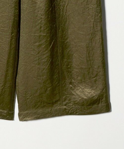 BEAUTY&YOUTH UNITED ARROWS / ビューティー&ユース ユナイテッドアローズ その他パンツ | アセテートサテン ワイド イージーパンツ ウォッシャブル | 詳細9