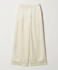 BEAUTY&YOUTH UNITED ARROWS / ビューティー&ユース ユナイテッドアローズ その他パンツ | アセテートサテン ワイド イージーパンツ ウォッシャブル/オフホワイト