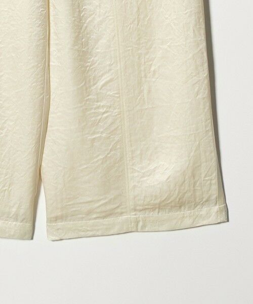 BEAUTY&YOUTH UNITED ARROWS / ビューティー&ユース ユナイテッドアローズ その他パンツ | アセテートサテン ワイド イージーパンツ ウォッシャブル/オフホワイト | 詳細6