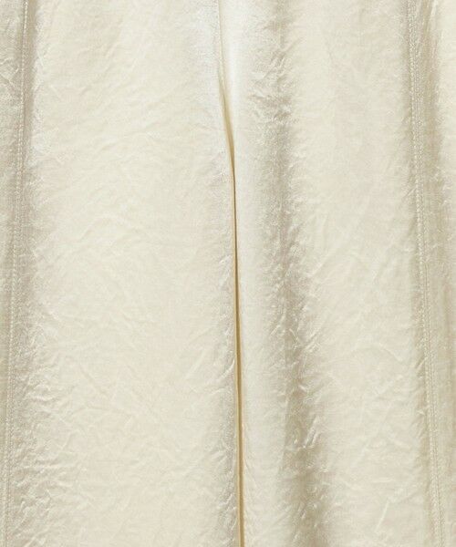 BEAUTY&YOUTH UNITED ARROWS / ビューティー&ユース ユナイテッドアローズ その他パンツ | アセテートサテン ワイド イージーパンツ ウォッシャブル/オフホワイト | 詳細7