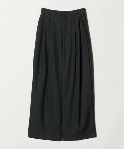 BEAUTY&YOUTH UNITED ARROWS / ビューティー&ユース ユナイテッドアローズ その他パンツ | セルロースナイロン バックラップ パンツ(BLACK)