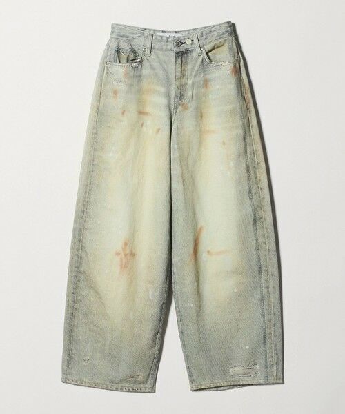 BEAUTY&YOUTH UNITED ARROWS / ビューティー&ユース ユナイテッドアローズ チノ・ワークパンツ | ＜Won Hundred＞プリント デニムパンツ（LT.GRAY）