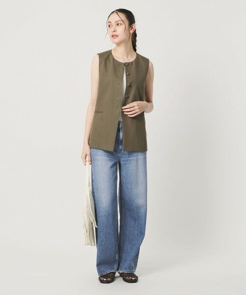 BEAUTY&YOUTH UNITED ARROWS / ビューティー&ユース ユナイテッドアローズ デニムパンツ | 【別注】＜upper hights＞THE NIECE MID RISE ライトオンス デニムパンツ/コバルト | 詳細2