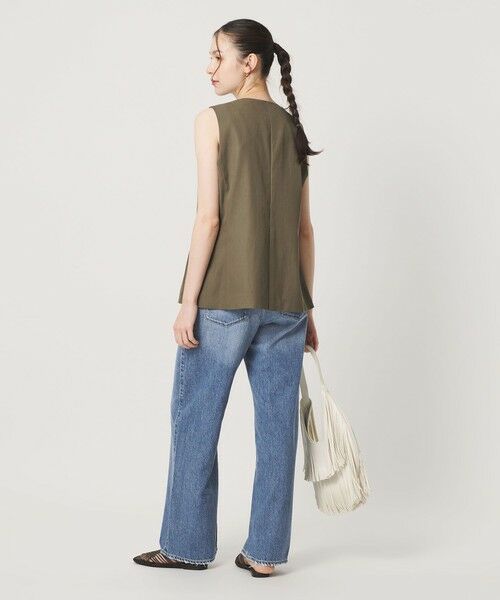 BEAUTY&YOUTH UNITED ARROWS / ビューティー&ユース ユナイテッドアローズ デニムパンツ | 【別注】＜upper hights＞THE NIECE MID RISE ライトオンス デニムパンツ/コバルト | 詳細3