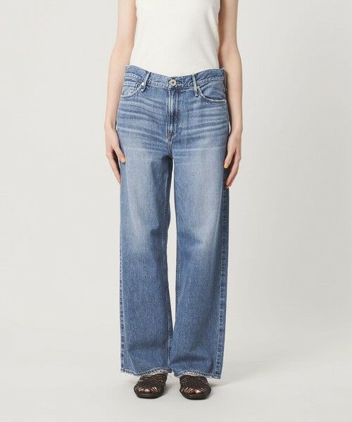 BEAUTY&YOUTH UNITED ARROWS / ビューティー&ユース ユナイテッドアローズ デニムパンツ | 【別注】＜upper hights＞THE NIECE MID RISE ライトオンス デニムパンツ/コバルト | 詳細4