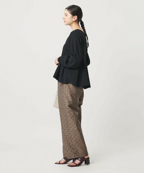 BEAUTY&YOUTH UNITED ARROWS / ビューティー&ユース ユナイテッドアローズ その他パンツ | 【WEB限定 Wardrobe DAILY MINIMAL】ドビードット イージーパンツ ウォッシャブル | 詳細7