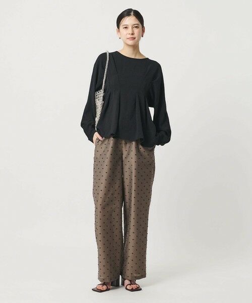 BEAUTY&YOUTH UNITED ARROWS / ビューティー&ユース ユナイテッドアローズ その他パンツ | 【WEB限定 Wardrobe DAILY MINIMAL】ドビードット イージーパンツ ウォッシャブル（MOCA）