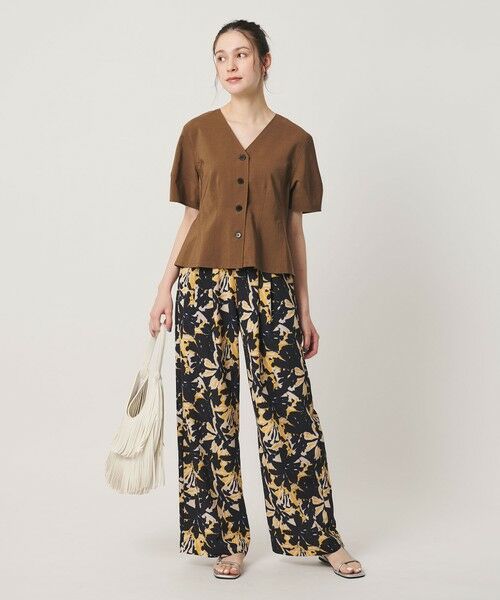 BEAUTY&YOUTH UNITED ARROWS / ビューティー&ユース ユナイテッドアローズ その他パンツ | 【WEB限定】フラワープリント イージーパンツ ウォッシャブル | 詳細3