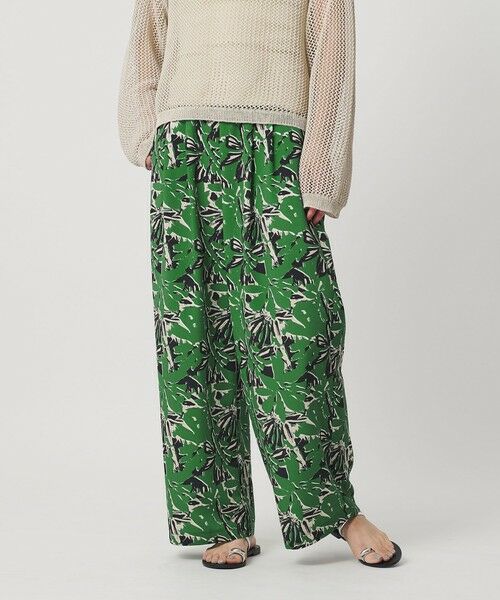 BEAUTY&YOUTH UNITED ARROWS / ビューティー&ユース ユナイテッドアローズ その他パンツ | 【WEB限定】フラワープリント イージーパンツ ウォッシャブル | 詳細6