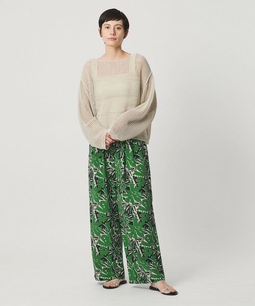 BEAUTY&YOUTH UNITED ARROWS / ビューティー&ユース ユナイテッドアローズ その他パンツ | 【WEB限定】フラワープリント イージーパンツ ウォッシャブル（KELLY）