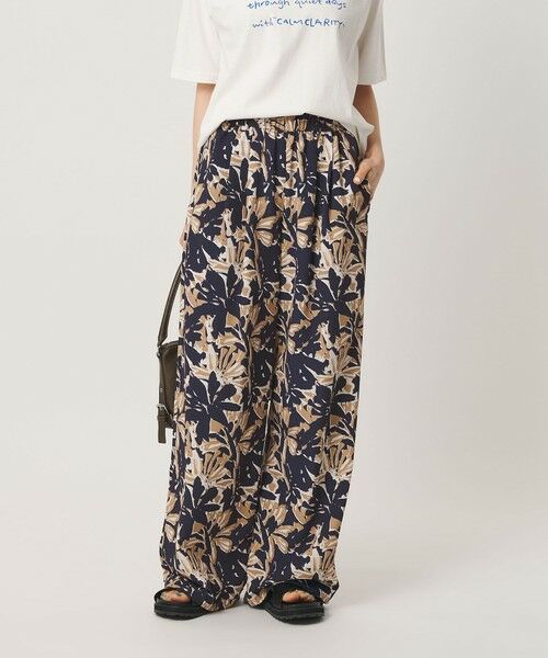 BEAUTY&YOUTH UNITED ARROWS / ビューティー&ユース ユナイテッドアローズ その他パンツ | 【WEB限定】フラワープリント イージーパンツ ウォッシャブル | 詳細16