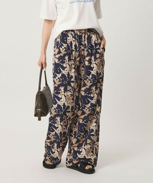 BEAUTY&YOUTH UNITED ARROWS / ビューティー&ユース ユナイテッドアローズ その他パンツ | 【WEB限定】フラワープリント イージーパンツ ウォッシャブル | 詳細17