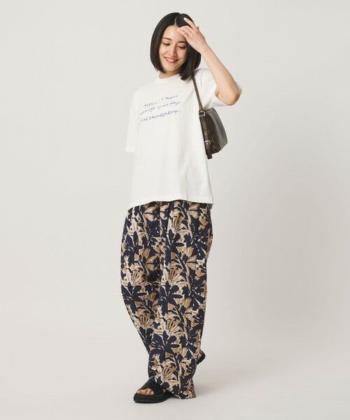 BEAUTY&YOUTH UNITED ARROWS / ビューティー&ユース ユナイテッドアローズ その他パンツ | 【WEB限定】フラワープリント イージーパンツ ウォッシャブル | 詳細18