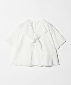 BEAUTY&YOUTH UNITED ARROWS / ビューティー&ユース ユナイテッドアローズ シャツ・ブラウス | ソリッド&ストライプ ラッフル シャツブラウス ウォッシャブル