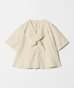 BEAUTY&YOUTH UNITED ARROWS / ビューティー&ユース ユナイテッドアローズ シャツ・ブラウス | ソリッド&ストライプ ラッフル シャツブラウス ウォッシャブル