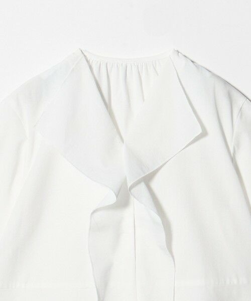 BEAUTY&YOUTH UNITED ARROWS / ビューティー&ユース ユナイテッドアローズ シャツ・ブラウス | ソリッド&ストライプ ラッフル シャツブラウス ウォッシャブル | 詳細5