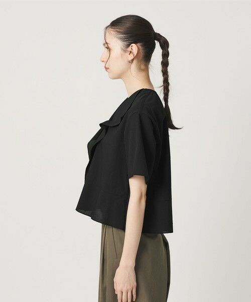 BEAUTY&YOUTH UNITED ARROWS / ビューティー&ユース ユナイテッドアローズ シャツ・ブラウス | ソリッド&ストライプ ラッフル シャツブラウス ウォッシャブル | 詳細10