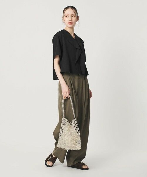 BEAUTY&YOUTH UNITED ARROWS / ビューティー&ユース ユナイテッドアローズ シャツ・ブラウス | ソリッド&ストライプ ラッフル シャツブラウス ウォッシャブル | 詳細8