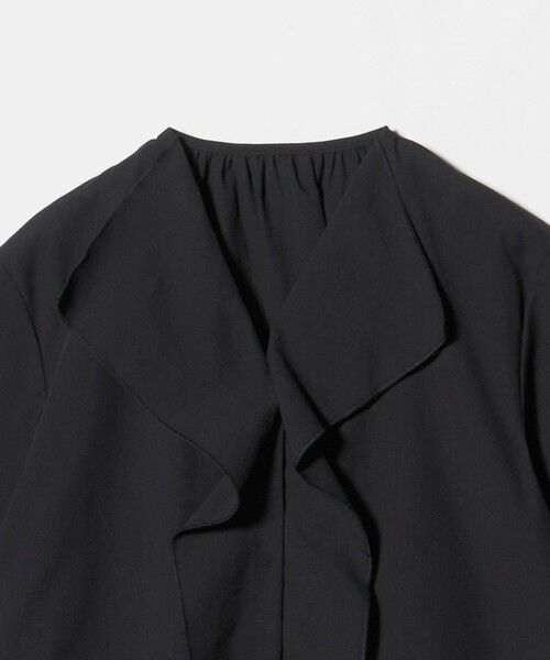 BEAUTY&YOUTH UNITED ARROWS / ビューティー&ユース ユナイテッドアローズ シャツ・ブラウス | ソリッド&ストライプ ラッフル シャツブラウス ウォッシャブル | 詳細3