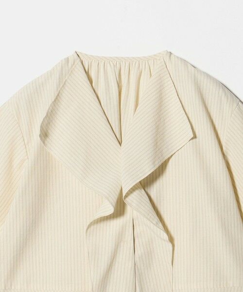 BEAUTY&YOUTH UNITED ARROWS / ビューティー&ユース ユナイテッドアローズ シャツ・ブラウス | ソリッド&ストライプ ラッフル シャツブラウス ウォッシャブル | 詳細20