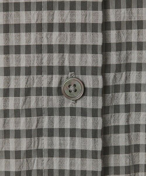 BEAUTY&YOUTH UNITED ARROWS / ビューティー&ユース ユナイテッドアローズ シャツ・ブラウス | チェック ドローストリング シャツ ウォッシャブル | 詳細4