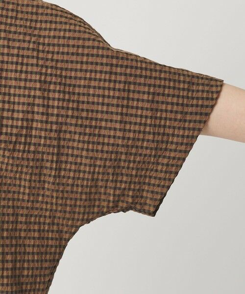 BEAUTY&YOUTH UNITED ARROWS / ビューティー&ユース ユナイテッドアローズ シャツ・ブラウス | チェック ドローストリング シャツ ウォッシャブル | 詳細18