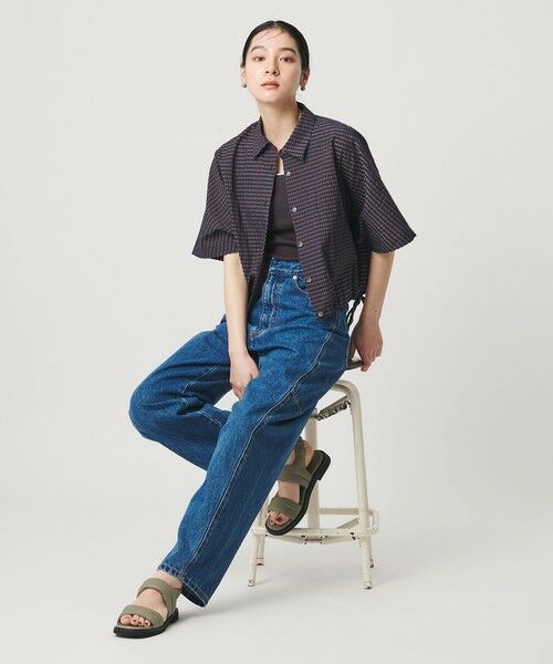 BEAUTY&YOUTH UNITED ARROWS / ビューティー&ユース ユナイテッドアローズ シャツ・ブラウス | チェック ドローストリング シャツ ウォッシャブル | 詳細24