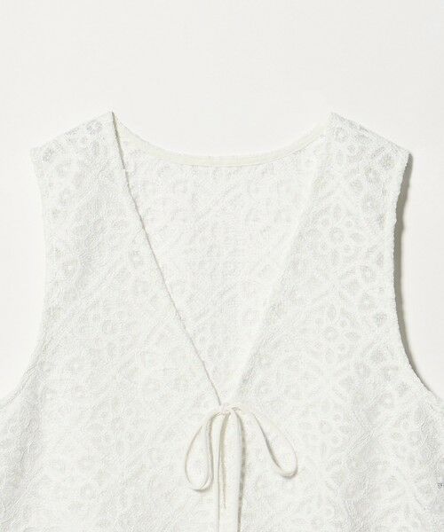BEAUTY&YOUTH UNITED ARROWS / ビューティー&ユース ユナイテッドアローズ ベスト | コードレース ショートベスト | 詳細4