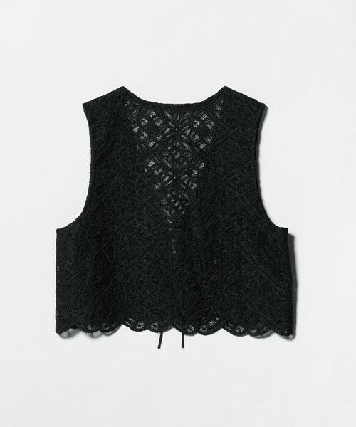 BEAUTY&YOUTH UNITED ARROWS / ビューティー&ユース ユナイテッドアローズ ベスト | コードレース ショートベスト | 詳細3