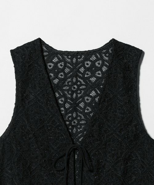 BEAUTY&YOUTH UNITED ARROWS / ビューティー&ユース ユナイテッドアローズ ベスト | コードレース ショートベスト | 詳細4