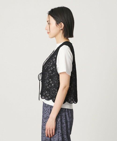 BEAUTY&YOUTH UNITED ARROWS / ビューティー&ユース ユナイテッドアローズ ベスト | コードレース ショートベスト | 詳細11