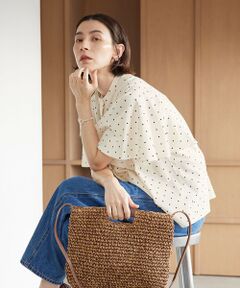 BEAUTY&YOUTH UNITED ARROWS / ビューティー&ユース ユナイテッドアローズ シャツ・ブラウス | 【WEB限定】ドット フリルスリーブブラウス ウォッシャブル