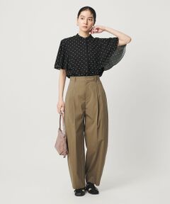 BEAUTY&YOUTH UNITED ARROWS / ビューティー&ユース ユナイテッドアローズ シャツ・ブラウス | 【WEB限定】ドット フリルスリーブブラウス ウォッシャブル