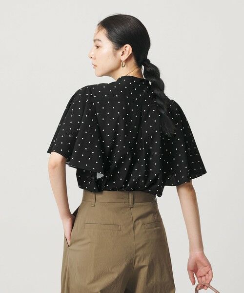 BEAUTY&YOUTH UNITED ARROWS / ビューティー&ユース ユナイテッドアローズ シャツ・ブラウス | 【WEB限定】ドット フリルスリーブブラウス ウォッシャブル | 詳細11