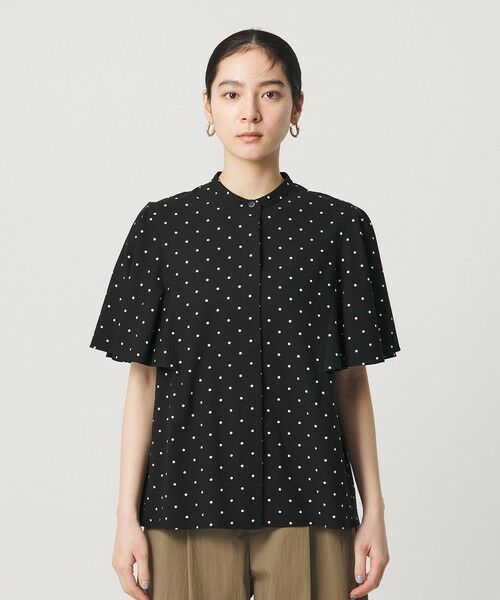 BEAUTY&YOUTH UNITED ARROWS / ビューティー&ユース ユナイテッドアローズ シャツ・ブラウス | 【WEB限定】ドット フリルスリーブブラウス ウォッシャブル | 詳細13