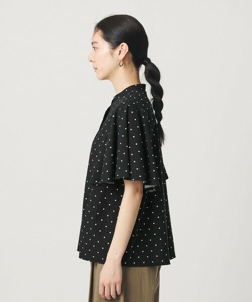 BEAUTY&YOUTH UNITED ARROWS / ビューティー&ユース ユナイテッドアローズ シャツ・ブラウス | 【WEB限定】ドット フリルスリーブブラウス ウォッシャブル | 詳細14