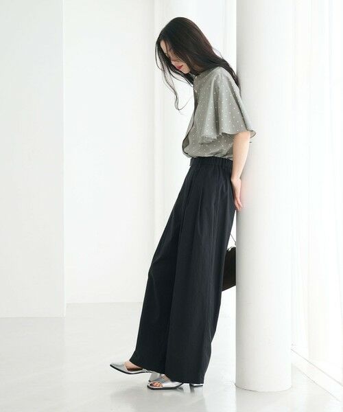 BEAUTY&YOUTH UNITED ARROWS / ビューティー&ユース ユナイテッドアローズ シャツ・ブラウス | 【WEB限定】ドット フリルスリーブブラウス ウォッシャブル | 詳細26