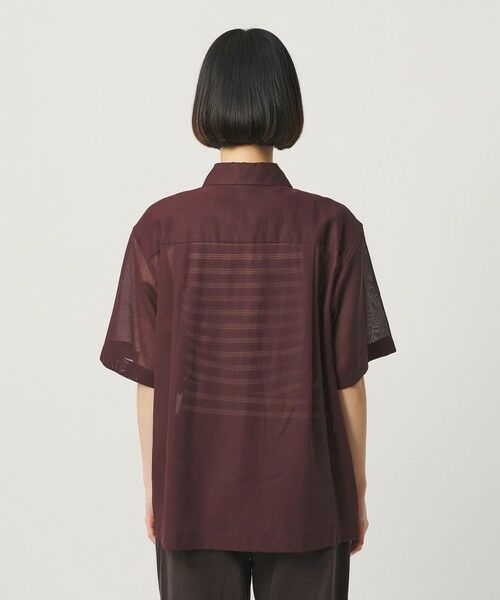 BEAUTY&YOUTH UNITED ARROWS / ビューティー&ユース ユナイテッドアローズ シャツ・ブラウス | コットンツイル シアー サファリシャツ | 詳細6