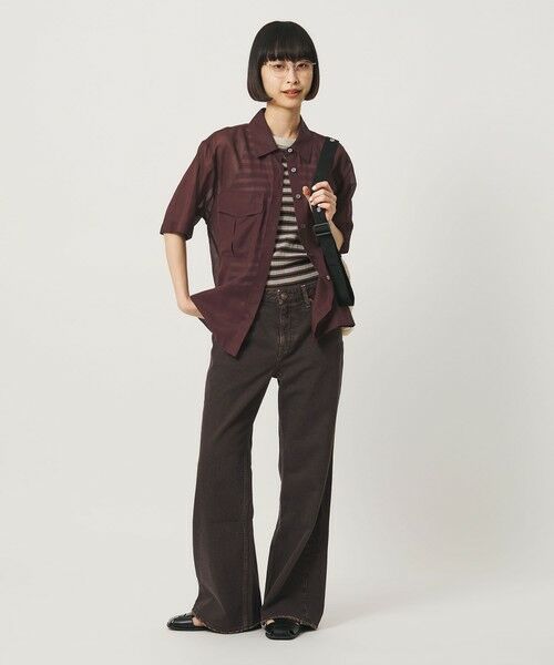 BEAUTY&YOUTH UNITED ARROWS / ビューティー&ユース ユナイテッドアローズ シャツ・ブラウス | コットンツイル シアー サファリシャツ | 詳細2