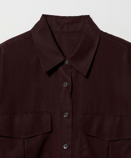 BEAUTY&YOUTH UNITED ARROWS / ビューティー&ユース ユナイテッドアローズ シャツ・ブラウス | コットンツイル シアー サファリシャツ | 詳細8