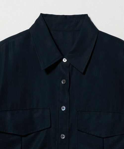 BEAUTY&YOUTH UNITED ARROWS / ビューティー&ユース ユナイテッドアローズ シャツ・ブラウス | コットンツイル シアー サファリシャツ | 詳細15