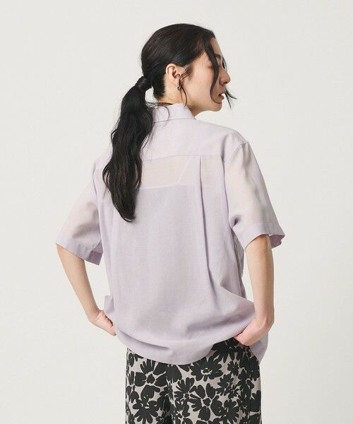 BEAUTY&YOUTH UNITED ARROWS / ビューティー&ユース ユナイテッドアローズ シャツ・ブラウス | コットンツイル シアー サファリシャツ | 詳細22