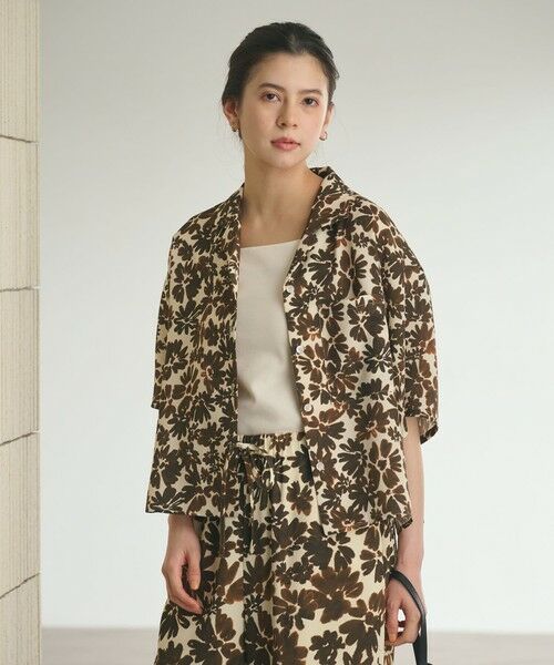 BEAUTY&YOUTH UNITED ARROWS / ビューティー&ユース ユナイテッドアローズ シャツ・ブラウス | フラワープリント シャツ ウォッシャブル | 詳細1