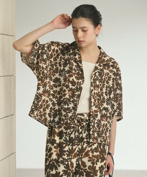 BEAUTY&YOUTH UNITED ARROWS / ビューティー&ユース ユナイテッドアローズ シャツ・ブラウス | フラワープリント シャツ ウォッシャブル | 詳細2