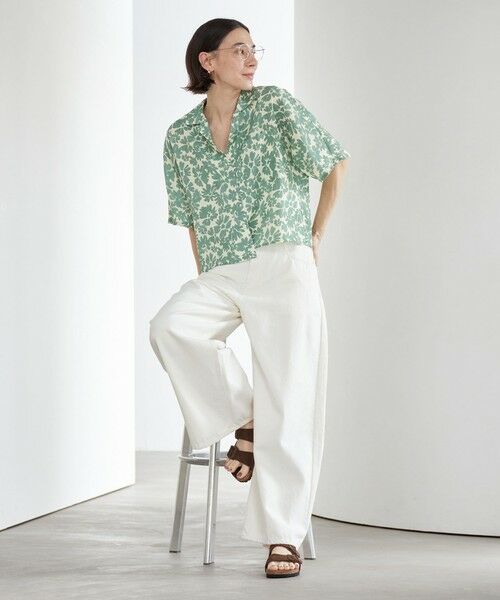 BEAUTY&YOUTH UNITED ARROWS / ビューティー&ユース ユナイテッドアローズ シャツ・ブラウス | フラワープリント シャツ ウォッシャブル | 詳細16