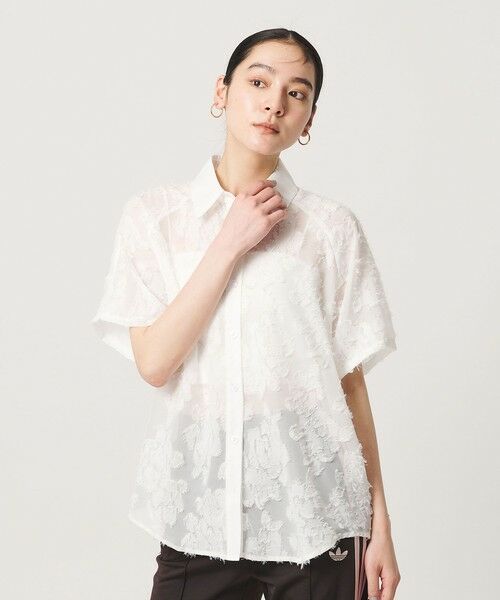 BEAUTY&YOUTH UNITED ARROWS / ビューティー&ユース ユナイテッドアローズ シャツ・ブラウス | 【別注】＜GHOSPELL＞フリンジ ショートスリーブ シャツ | 詳細1