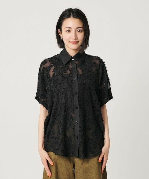 BEAUTY&YOUTH UNITED ARROWS / ビューティー&ユース ユナイテッドアローズ シャツ・ブラウス | 【別注】＜GHOSPELL＞フリンジ ショートスリーブ シャツ | 詳細10