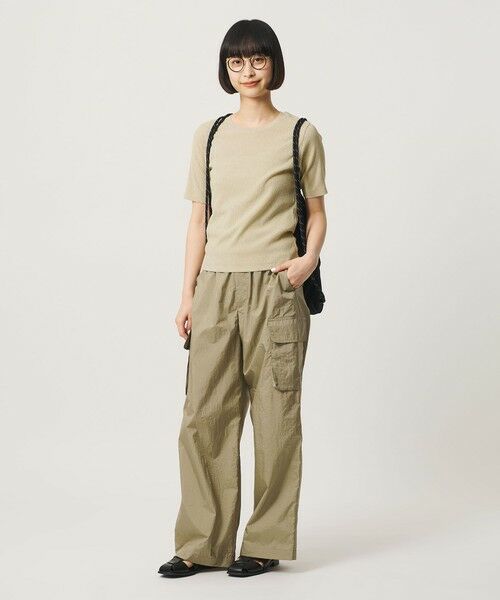 BEAUTY&YOUTH UNITED ARROWS / ビューティー&ユース ユナイテッドアローズ Tシャツ | シャーリング コンパクト ボーダー Tシャツ | 詳細3