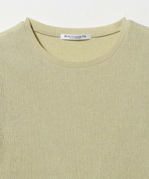 BEAUTY&YOUTH UNITED ARROWS / ビューティー&ユース ユナイテッドアローズ Tシャツ | シャーリング コンパクト ボーダー Tシャツ | 詳細1